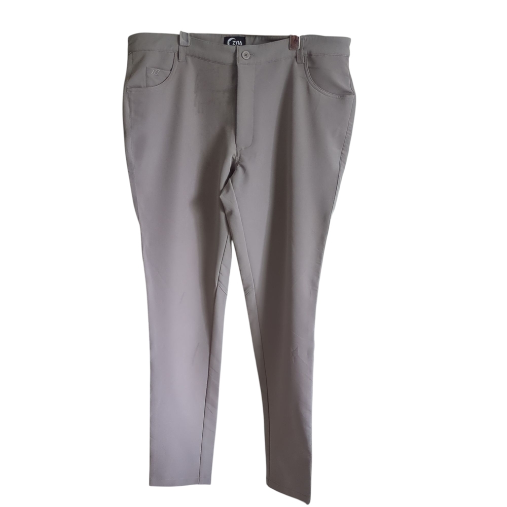 Zyia Active Men's Light Gray‎ Office Chino Pants Size XXL Athleisure
